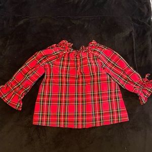 J. Crew CrewCuts, Plaid Blouse, size 4-5, NWOT